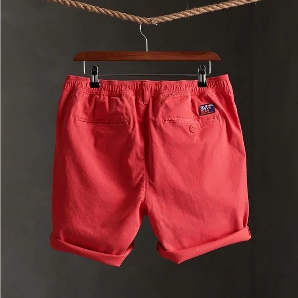SUPERDRY Sunscorched Red Chino Shorts - Picture 5 of 10
